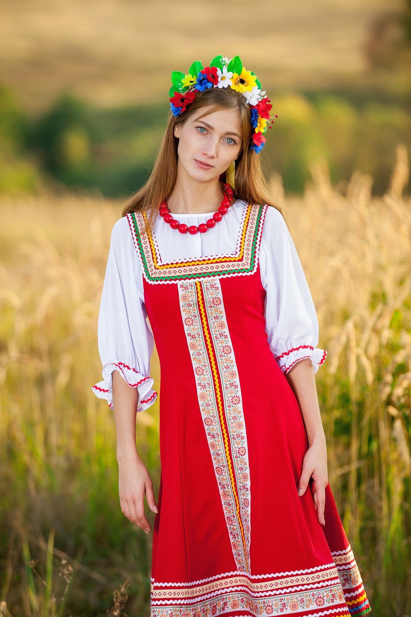 Women in Slavic costumes in Shizuoka