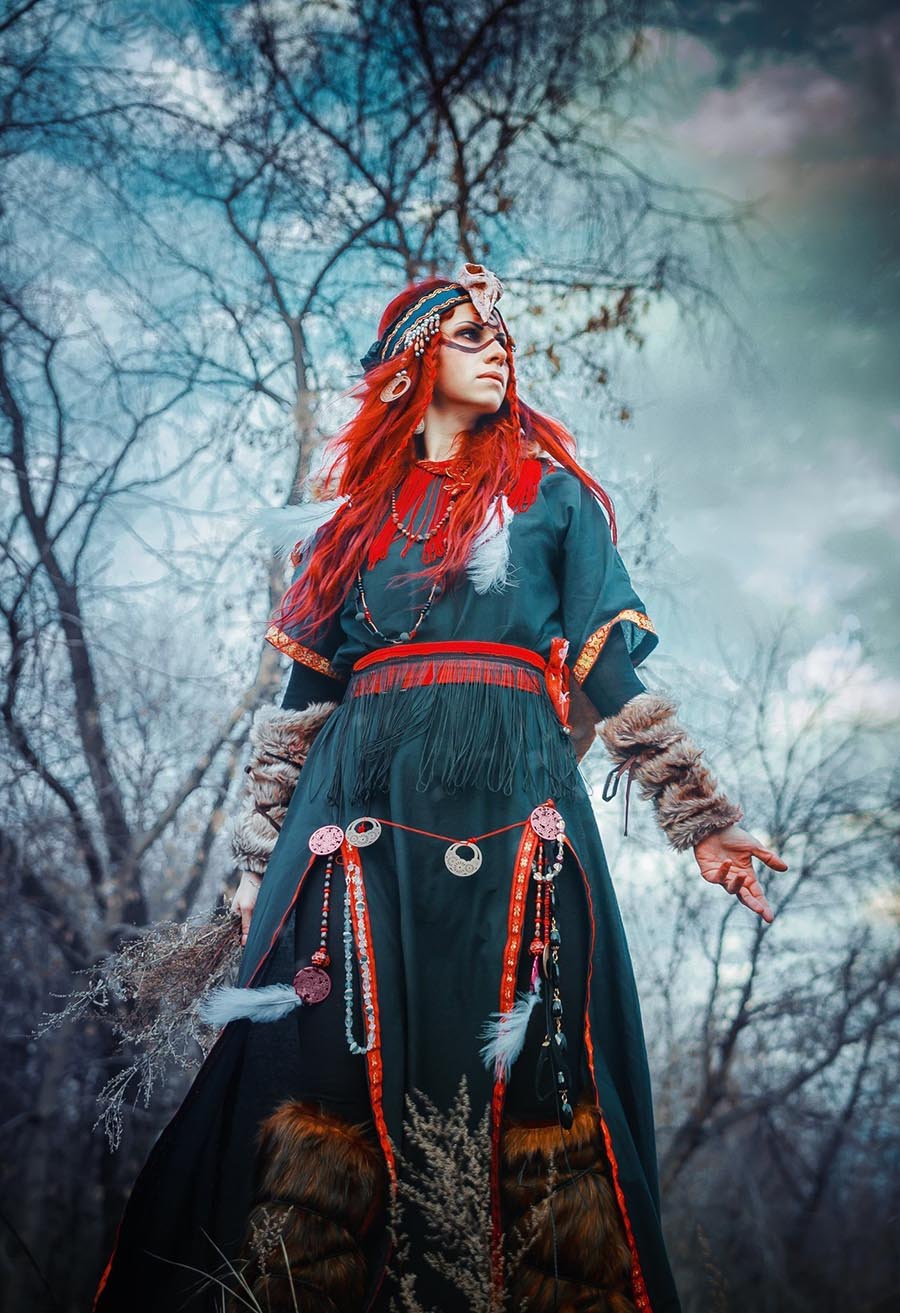 Girls in Slavic costumes underwear in Shizuoka